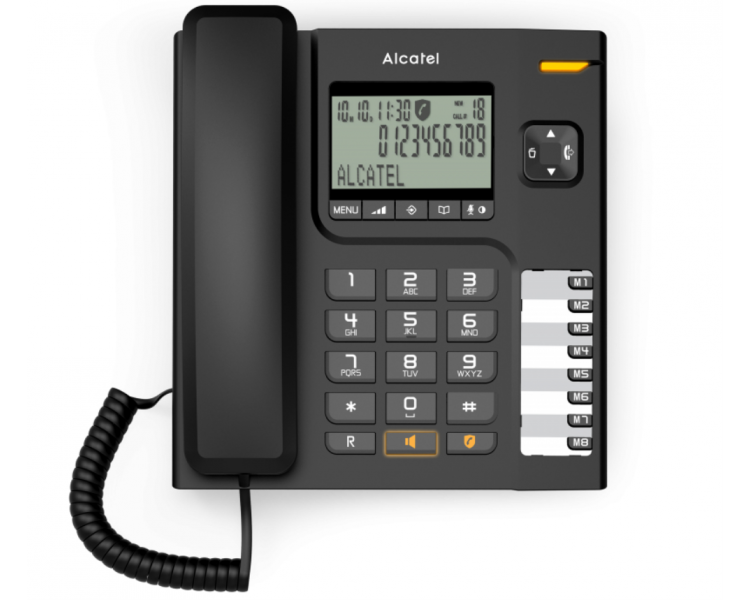 TELEFONO FIJO ALCATEL T78 NEGRO