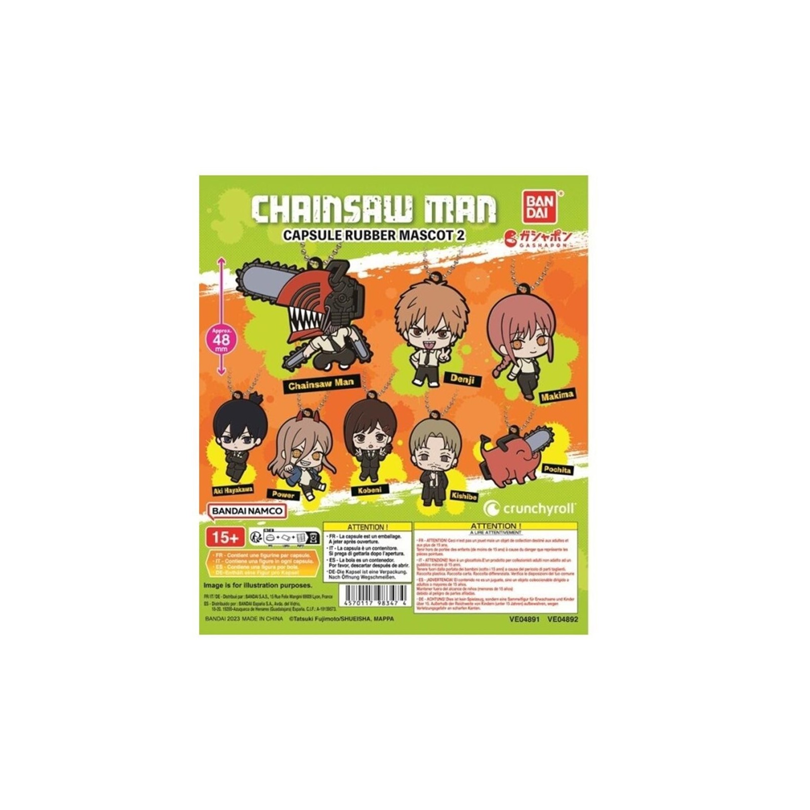 Set gashapon lote 40 articulos chainsaw