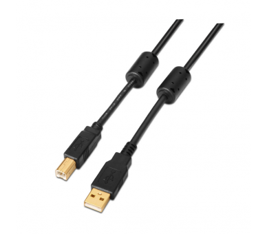 CABLE IMPRESORA AISENS USB 20 ALTA CALIDAD FERRITA A M B M 50M