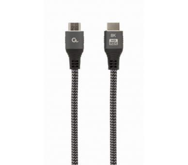 CABLE TRENZADO HDMI 21 8K 60HZ GEMBIRD SELECT PLUS SERIES CON ETHERNET 3M NEGRO