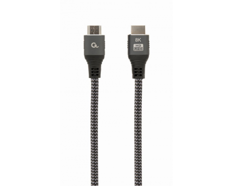 CABLE TRENZADO HDMI 21 8K 60HZ GEMBIRD SELECT PLUS SERIES CON ETHERNET 3M NEGRO