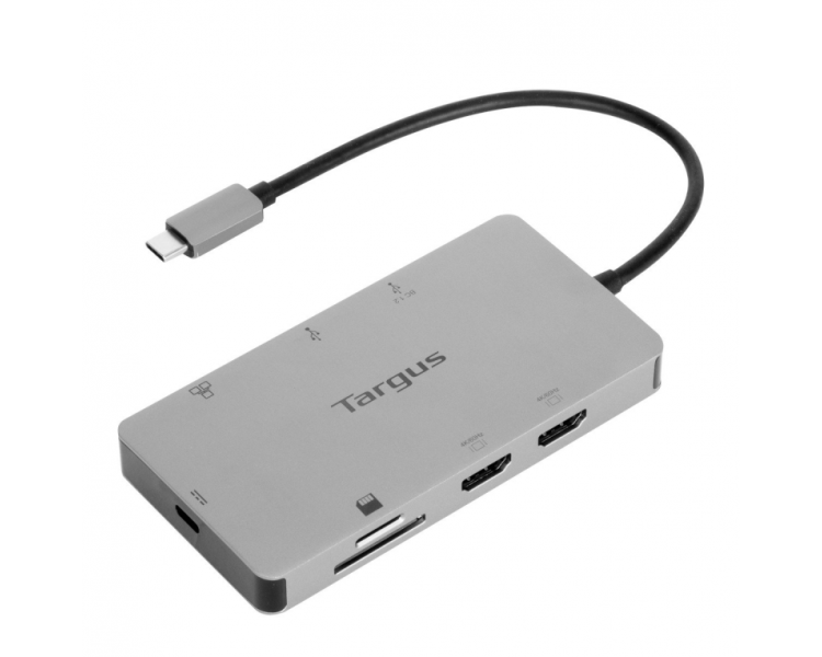 DOCKING STATION TARGUS TIPO C A 2x HDMI 20 2x USB A PLATA