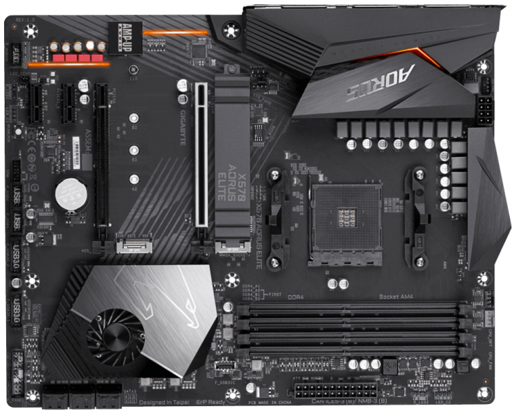 PLACA BASE GIGABYTE X570 AORUS ELITE AM4 ATX 4XDDR4