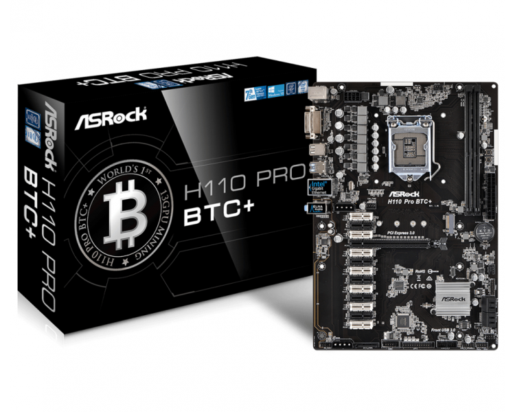 PLACA BASE ASROCK H110 PRO BTC 11541 ATX 2XDDR4