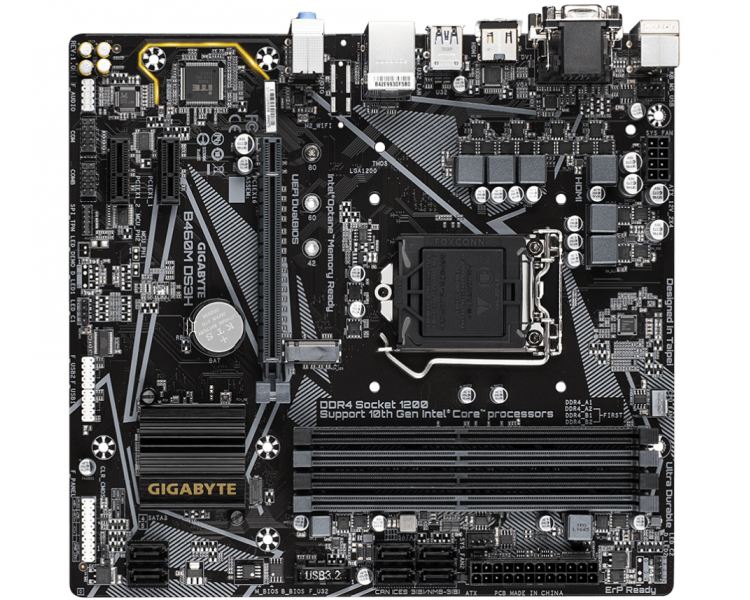 PLACA BASE GIGABYTE B460M DS3H 1200 MATX 4XDDR4