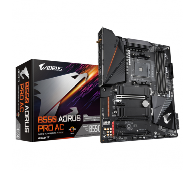 PLACA BASE GIGABYTE B550 AORUS PRO AC AM4 ATX 4XDDR4