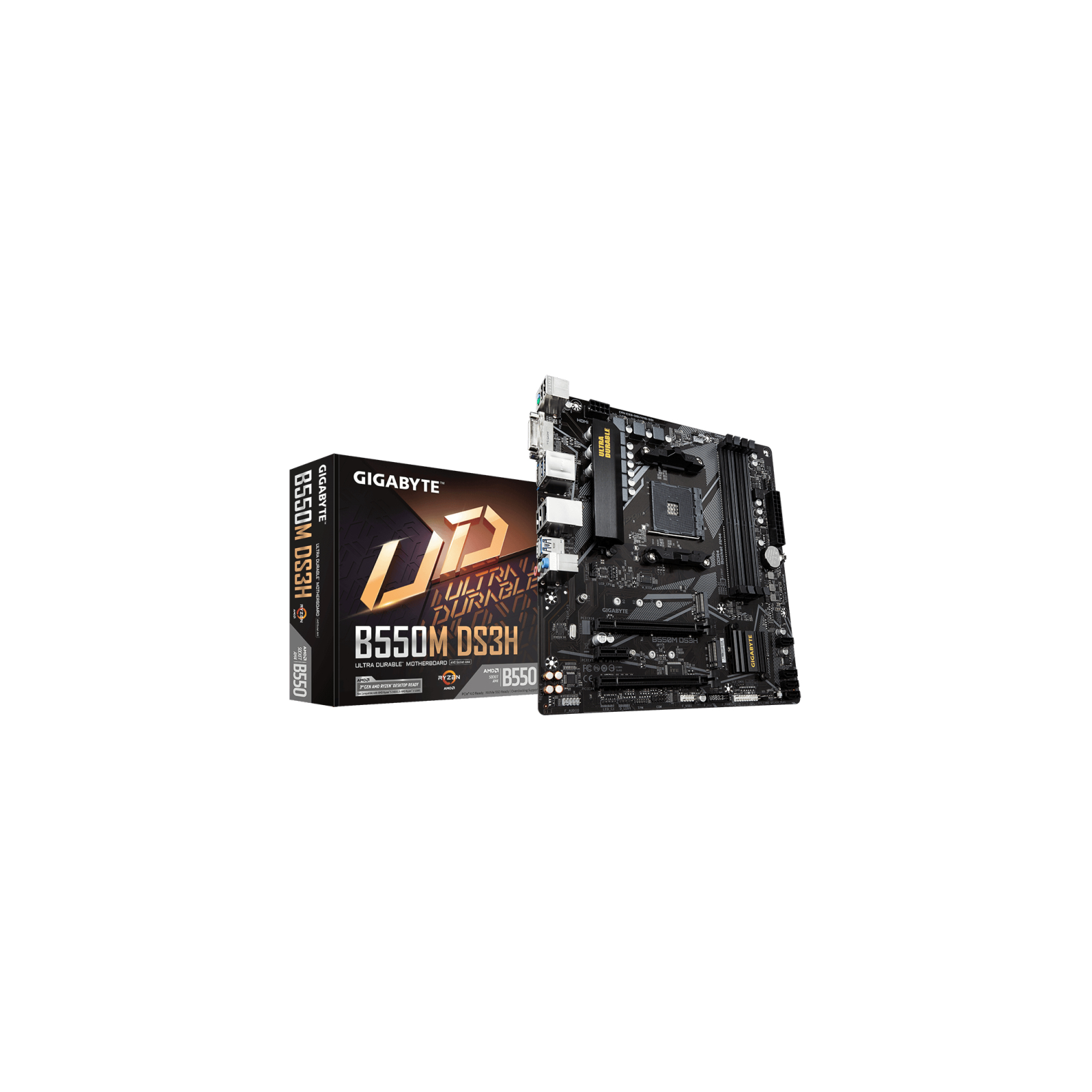 PLACA BASE GIGABYTE B550M DS3H AM4 MATX 4XDDR4