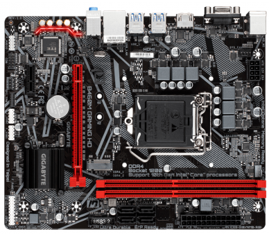 PLACA BASE GIGABYTE B460M GAMING HD 1200 MATX 2XDDR4