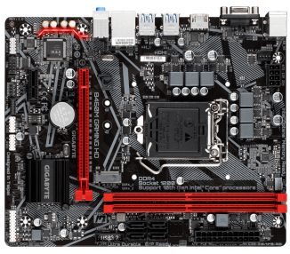 PLACA BASE GIGABYTE B460M GAMING HD 1200 MATX 2XDDR4