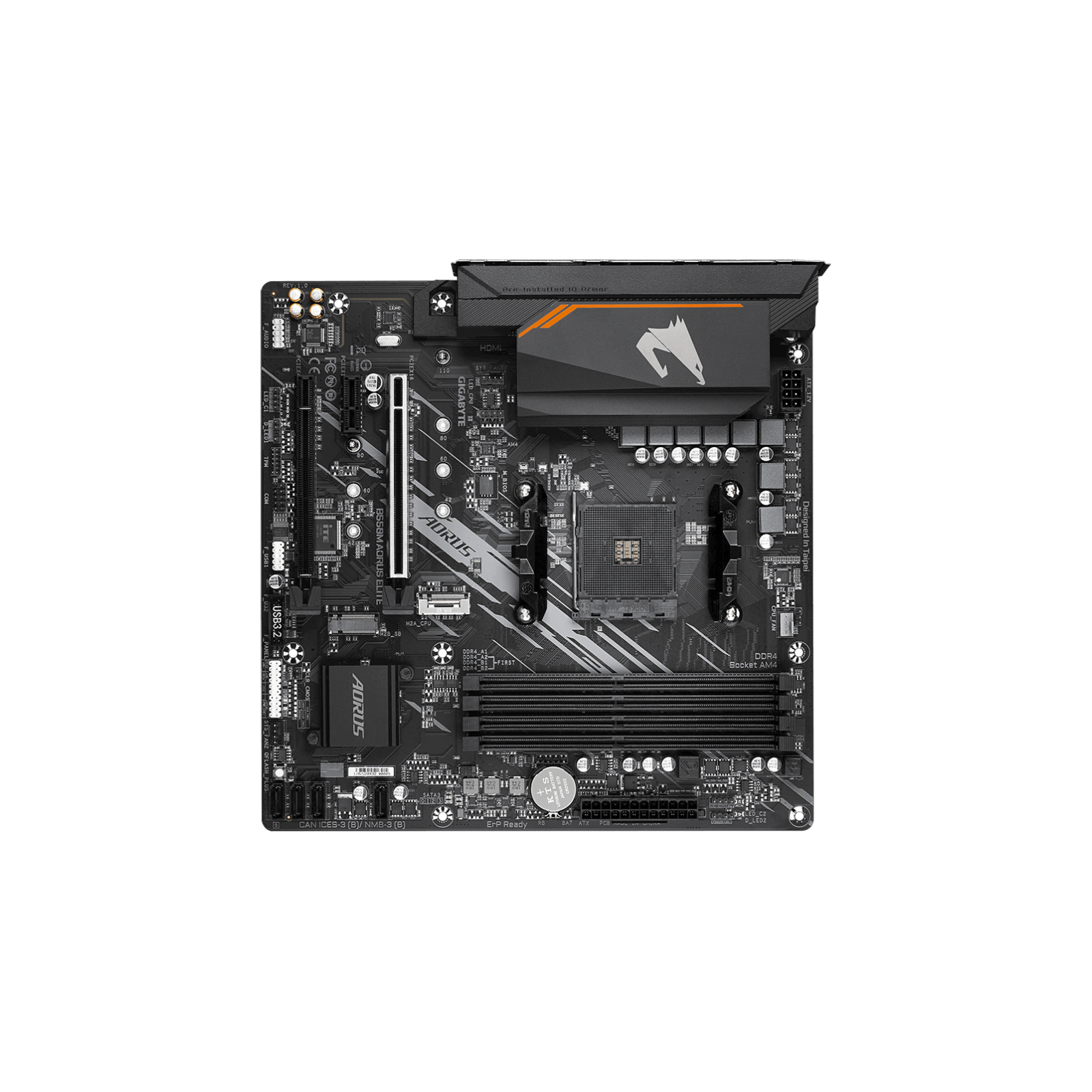 PLACA BASE GIGABYTE B550M AORUS ELITE AM4 MATX 4XDDR4