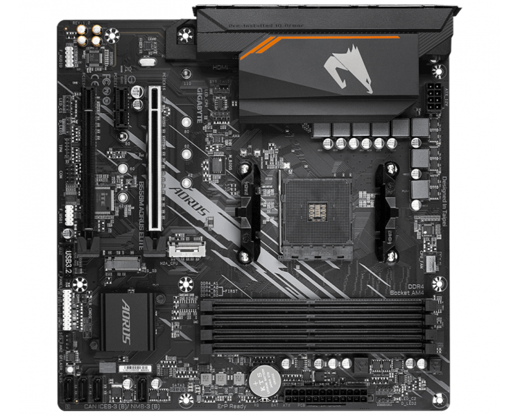 PLACA BASE GIGABYTE B550M AORUS ELITE AM4 MATX 4XDDR4