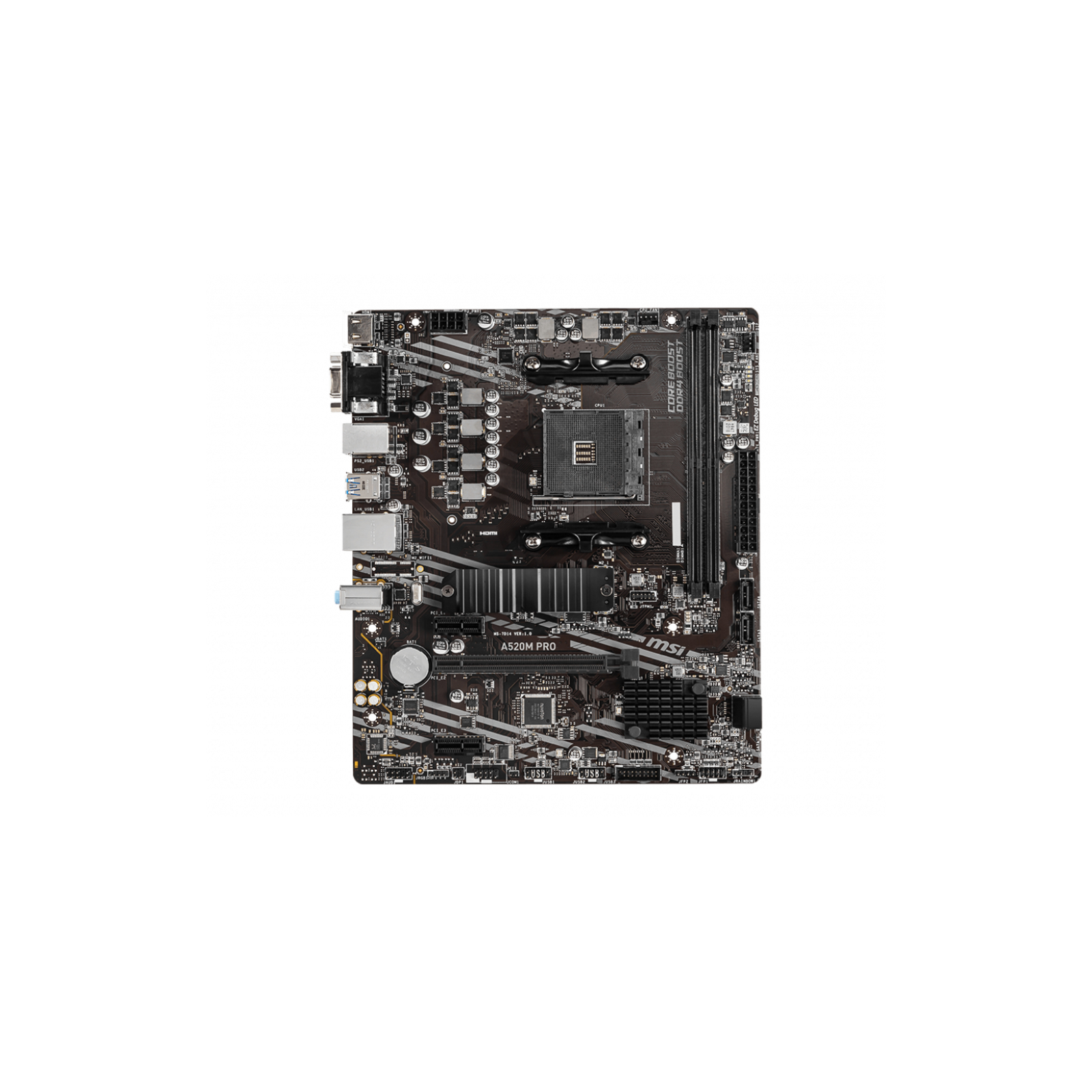 PLACA BASE MSI A520M PRO AM4 MATX 2XDDR4