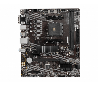 PLACA BASE MSI A520M PRO AM4 MATX 2XDDR4