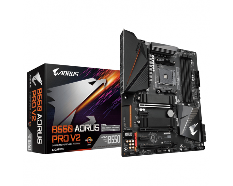 PLACA BASE GIGABYTE B550 AORUS PRO V2 AM4 ATX 4XDDR4