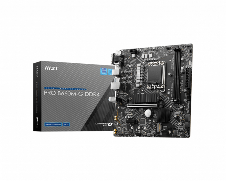 PLACA BASE MSI PRO B660M G 1700 MATX 2XDDR4