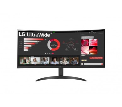 Monitor led lg 34wr50qc b 34pulgadas 3440