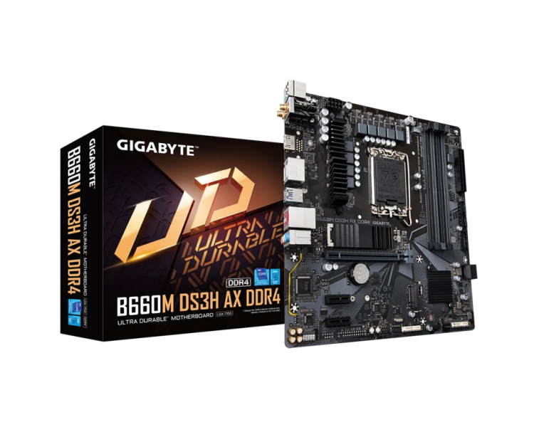 PLACA BASE GIGABYTE B660M DS3H AX 1700 MATX 2XDDR4