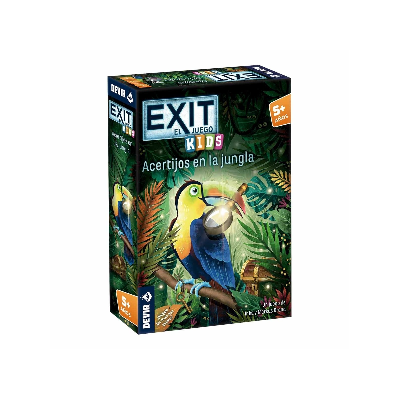 Juego mesa devir exit kids acertijos