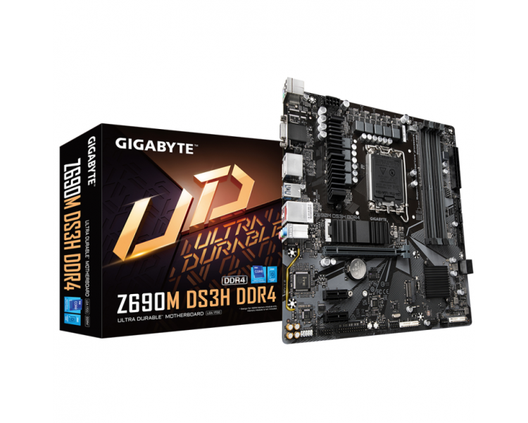 PLACA BASE GIGABYTE Z690M DS3H 1700 MATX 4XDDR4