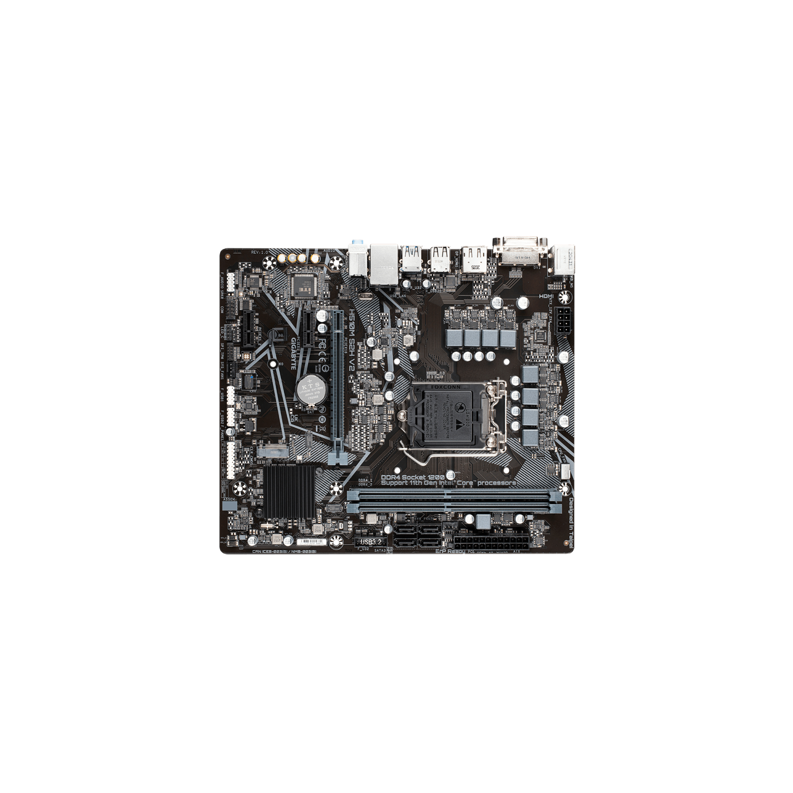 PLACA BASE GIGABYTE H510M S2H V2 1200 MATX 2XDDR4