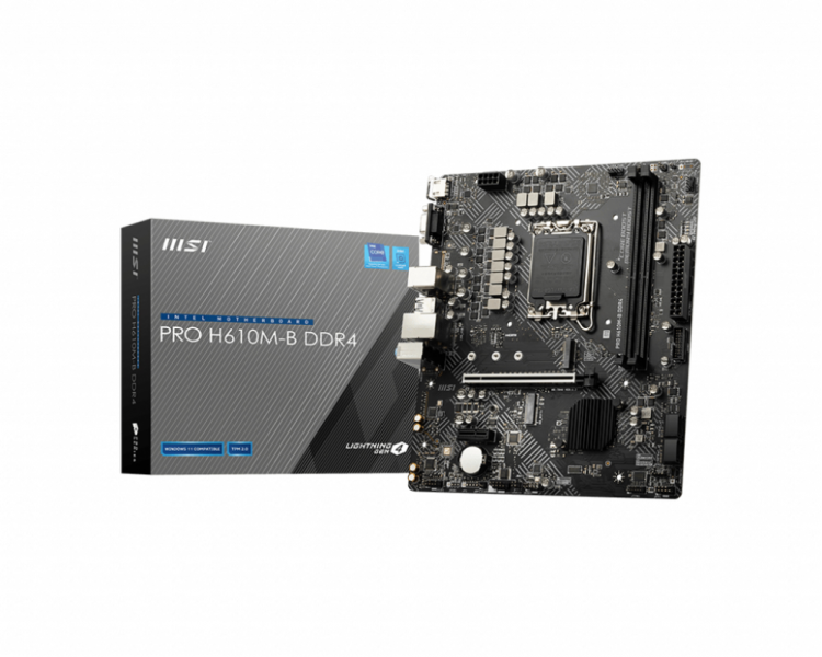 PLACA BASE MSI PRO H610M B 1700 MATX 2XDDR4