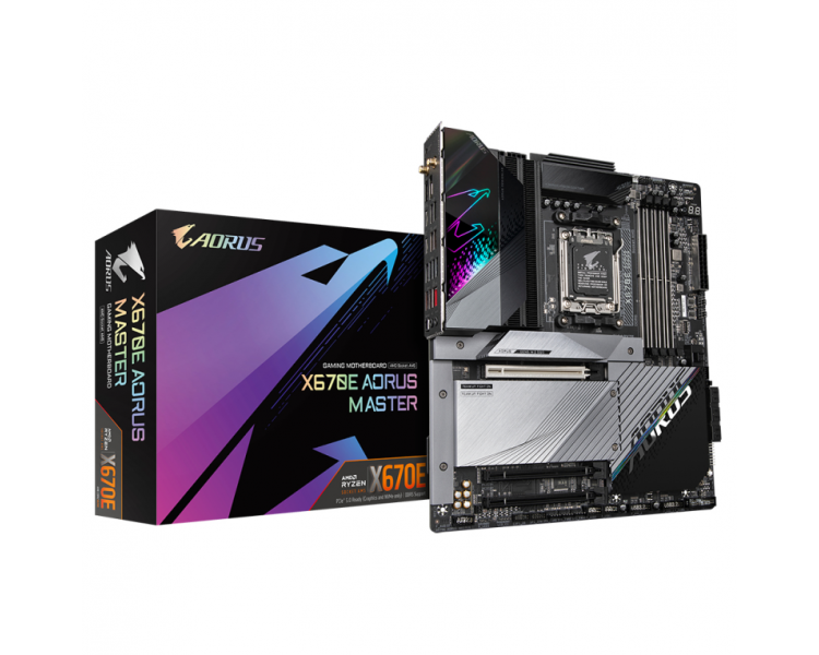 PLACA BASE GIGABYTE X670E AORUS MASTER AM5 ATX 4XDDR5