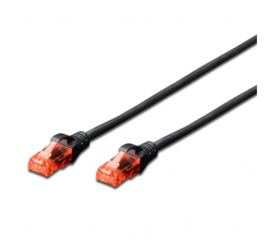 CABLE DE RED CAT 6 U UTP DE 20 METROS COLOR NEGRO