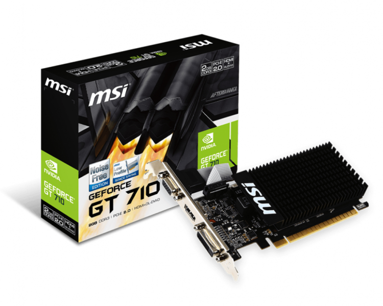 TARJETA GRAFICA MSI GT 710 2GD3H LP