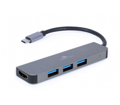 ADAPTADOR MULTIPUERTO GEMBIRD USB TIPO C 2 EN 1 HUB HDMI