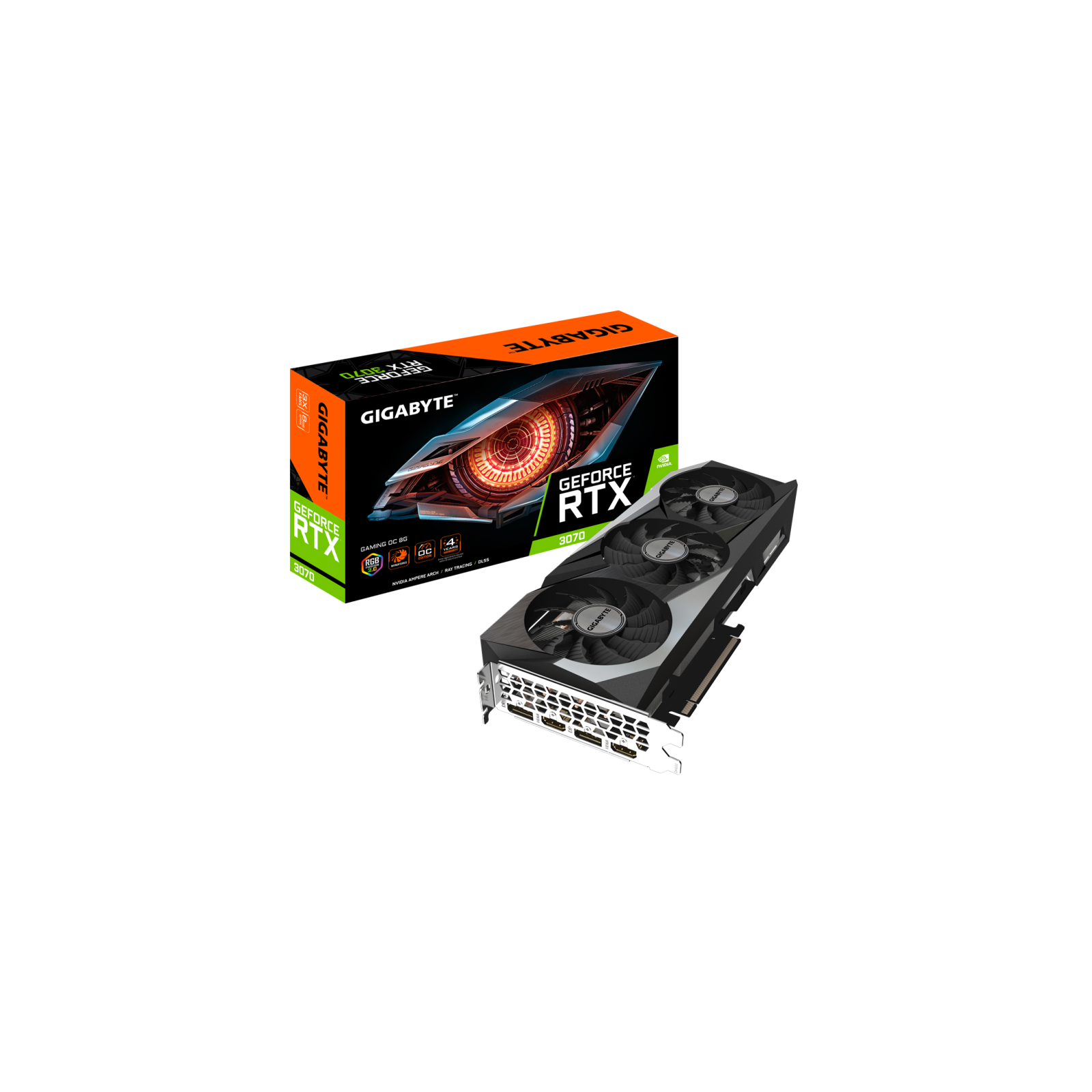 TARJETA GRAFICA GIGABYTE RTX 3070 GAMING OC 8GB LHR