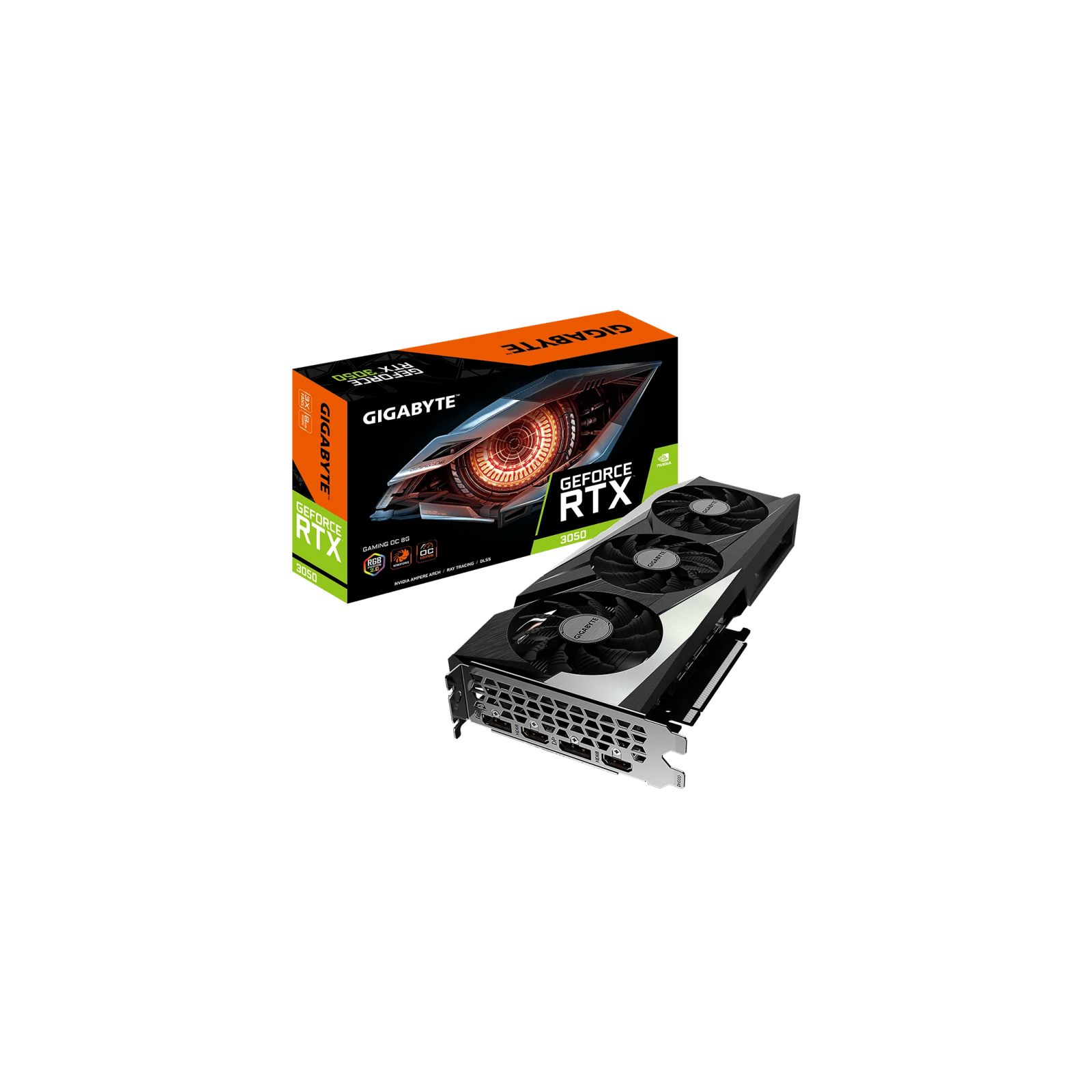 TARJETA GRAFICA GIGABYTE RTX 3050 GAMING OC 8GB