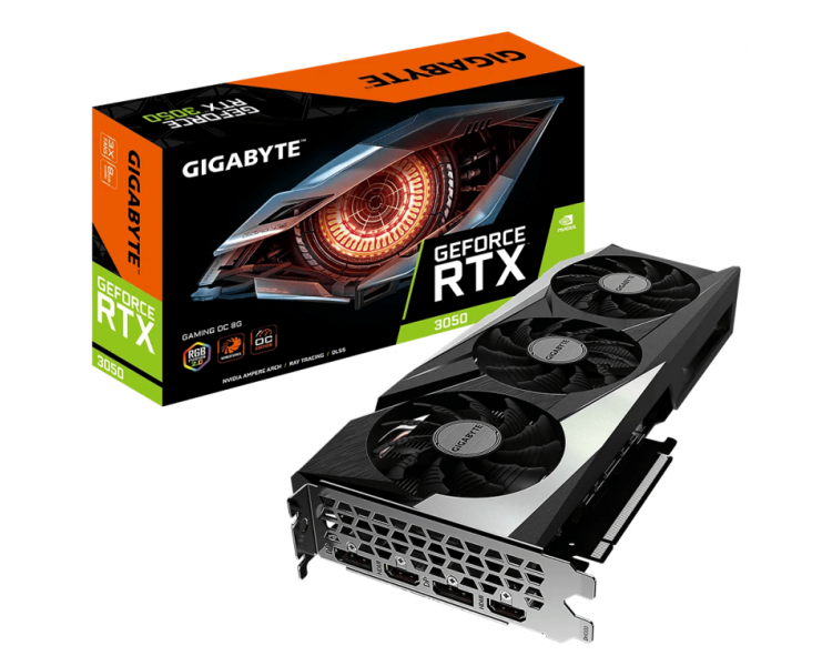 TARJETA GRAFICA GIGABYTE RTX 3050 GAMING OC 8GB