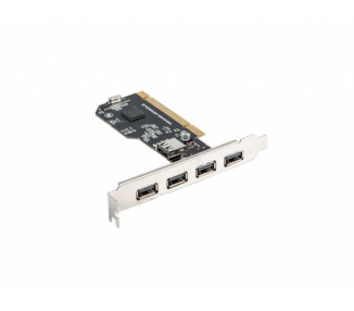 TARJETA PCI LANBERG 4X USB20 EXTERNOS 1X USB20 INTERNO