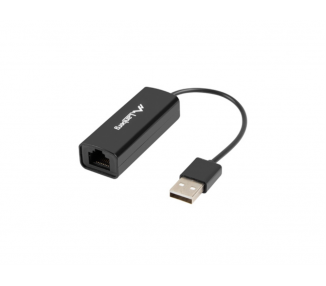 ADAPTADOR USB LANBERG 20 ETHERNET RJ45 100 MB