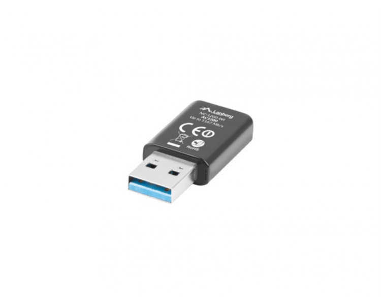 ADAPTADOR RED LANBERG USB WIFI 1200 MB S DUAL BAND