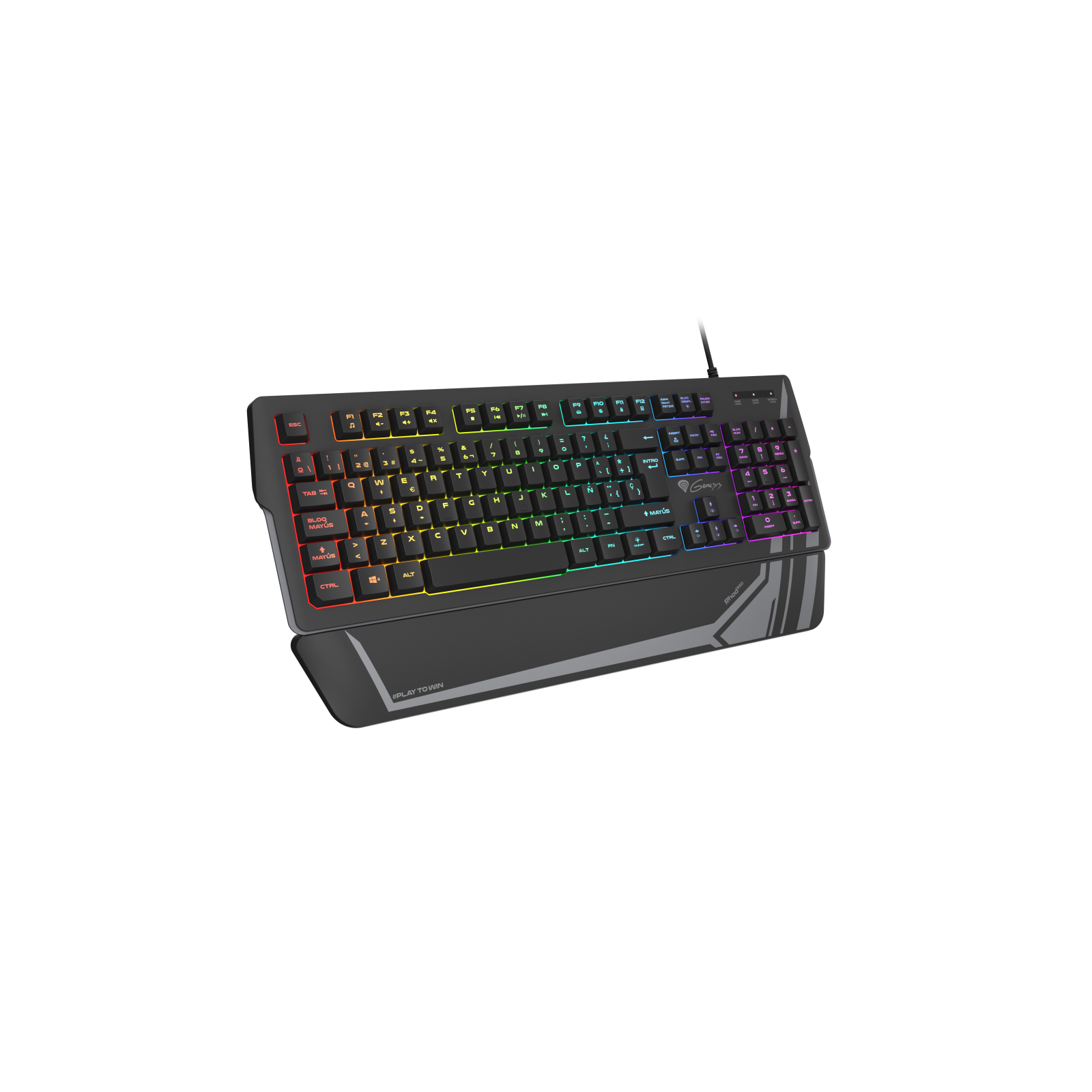 TECLADO GAMING GENESIS RHOD 350 RGB BACKLIGHT