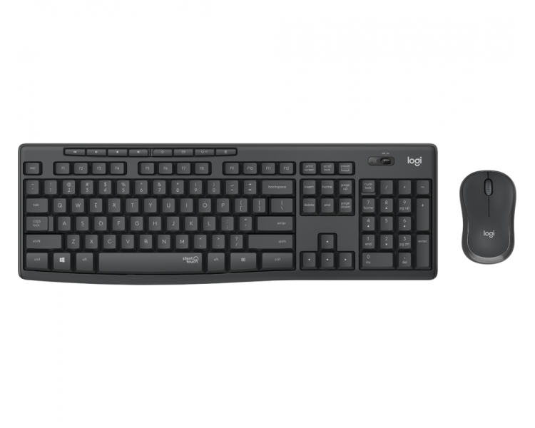 COMBO TECLADO RATON LOGITECH MK295 RF INALAMBRICO NEGRO