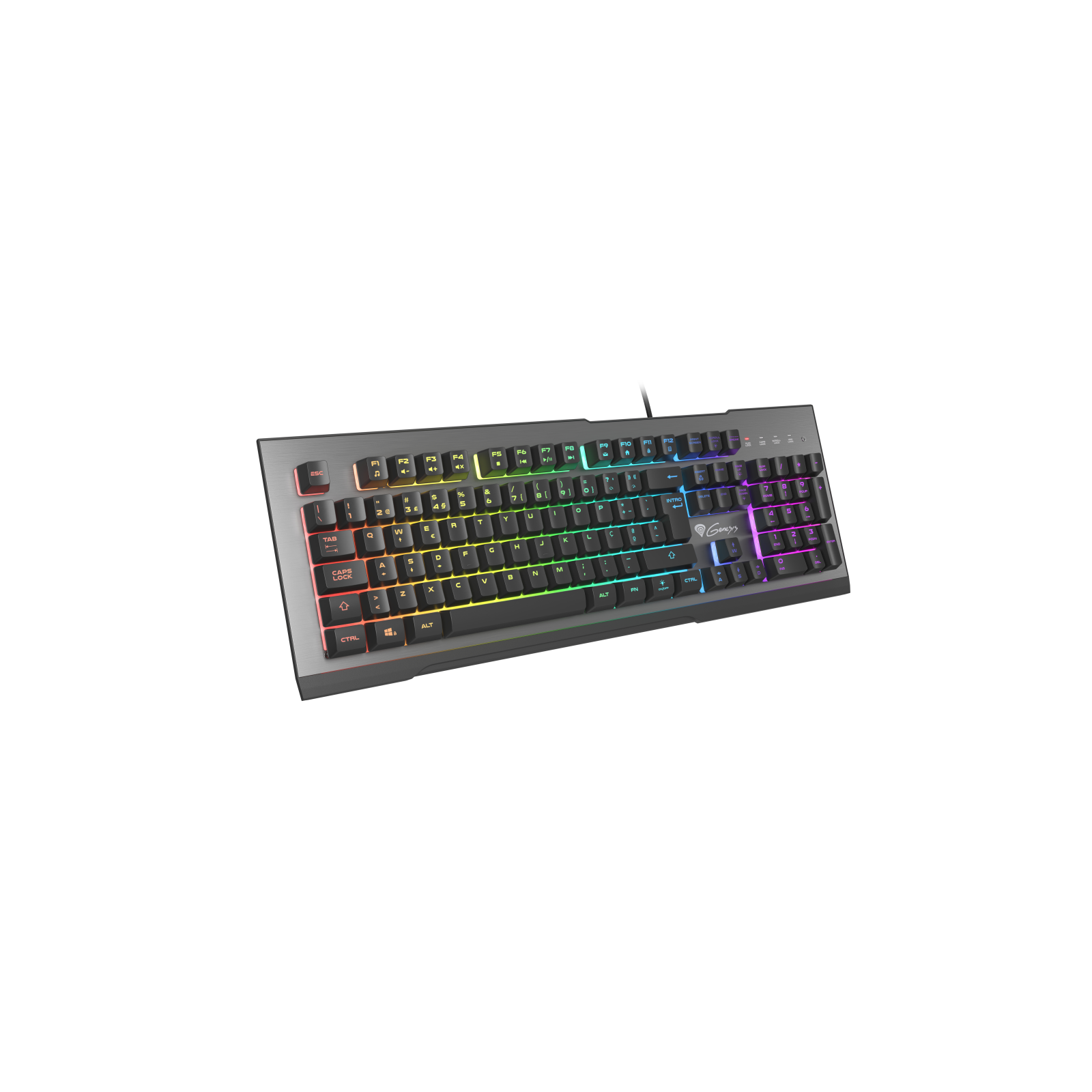 TECLADO GAMING GENESIS RHOD 500 RGB PORTUGUES RETROILUMINADO ALUMINIO