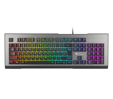 TECLADO GAMING GENESIS RHOD 500 RGB RETROILUMINADO ALUMINIO