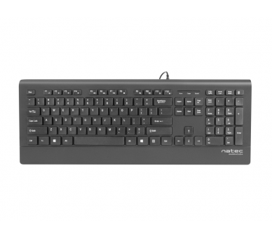 TECLADO NATEC BARRACUDA SLIM NEGRO