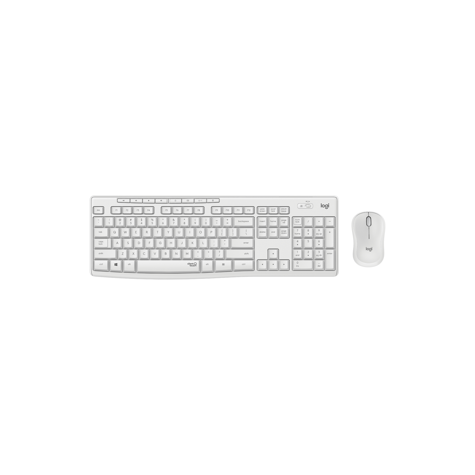 COMBO TECLADO RATON LOGITECH MK295 RF INALAMBRICO BLANCO