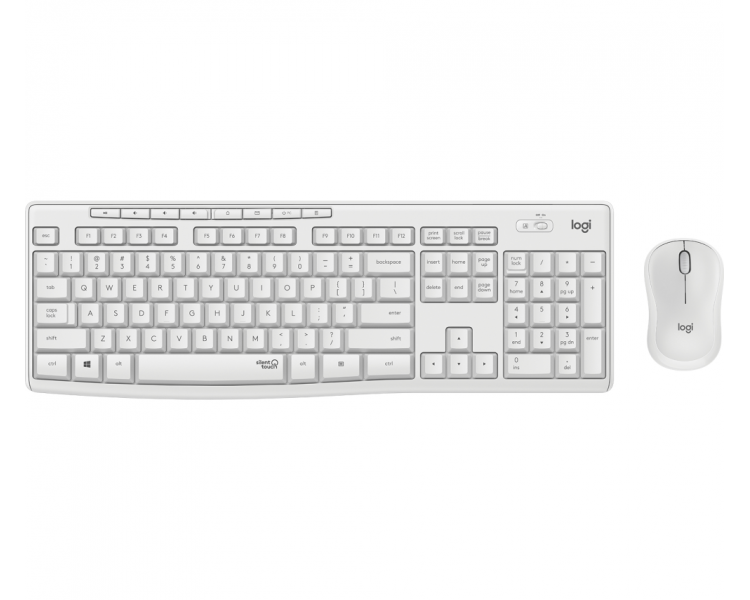 COMBO TECLADO RATON LOGITECH MK295 RF INALAMBRICO BLANCO