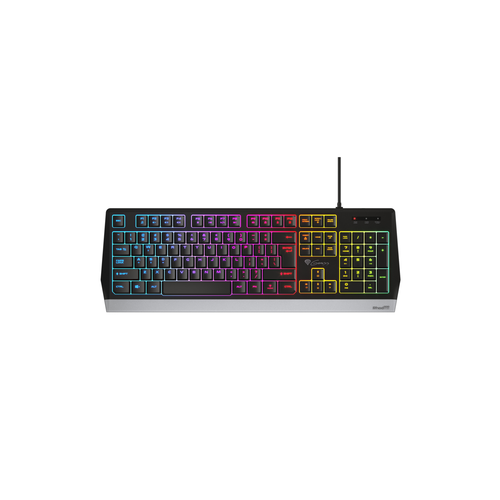 TECLADO GAMING GENESIS RHOD 300 RGB RETROILUMINADO