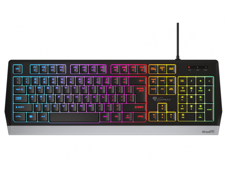 TECLADO GAMING GENESIS RHOD 300 RGB RETROILUMINADO