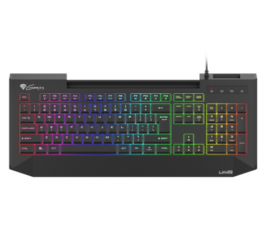 TECLADO GAMING GENESIS LITH 400 RGB SLIM SWITCH X SCISSOR MULTIMEDIA