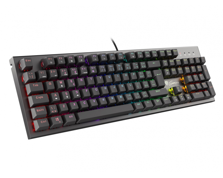 TECLADO GAMING GENESIS THOR 300 RGB PORTUGUES MECANICO RED SWITCH