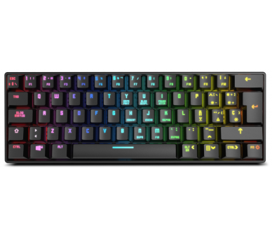 TECLADO MINI KROM GAMING KLUSTER RGB WIRELESS