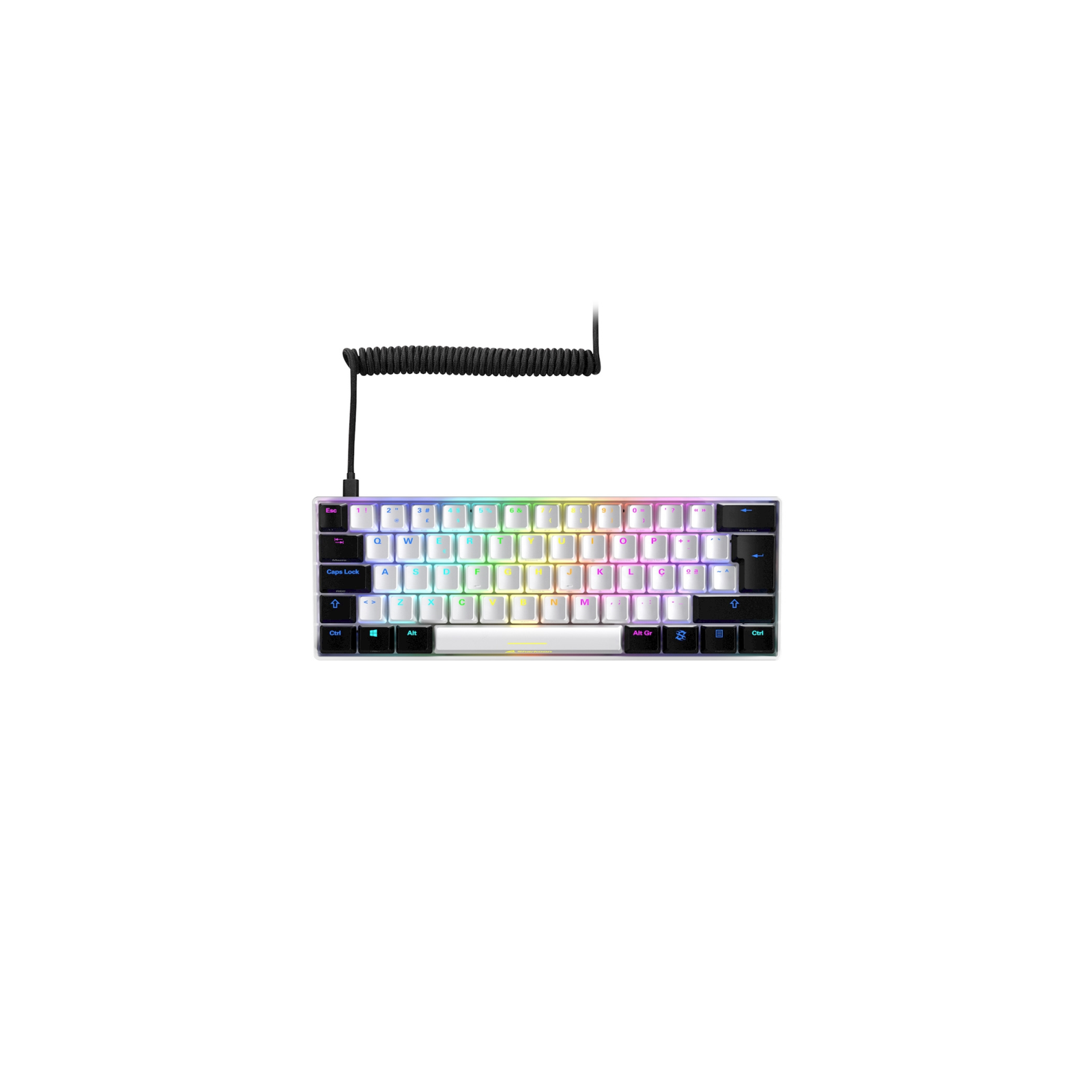 TECLADO GAMING SHARKOON SKILLER SGK50 S4 KAILH RED ES BLANCO