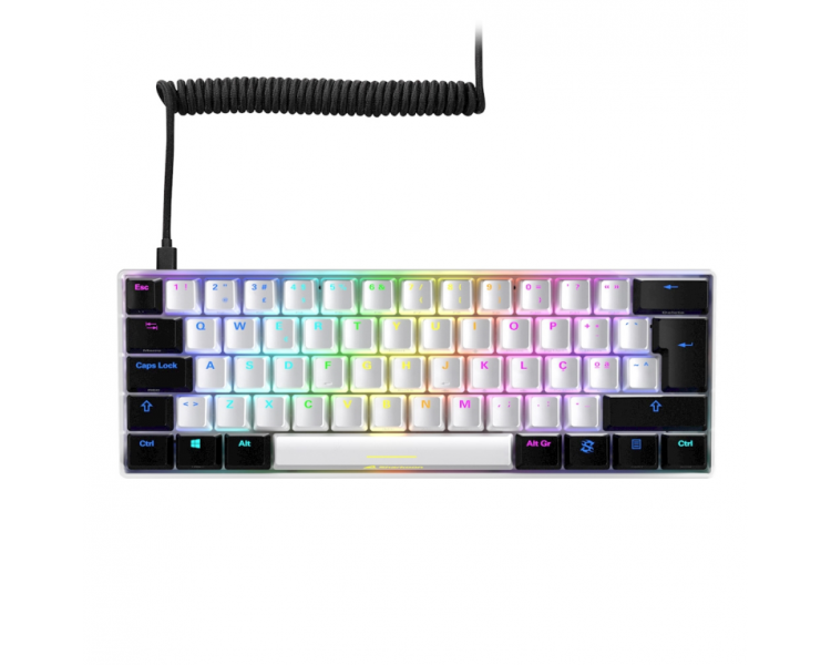 TECLADO GAMING SHARKOON SKILLER SGK50 S4 KAILH RED ES BLANCO