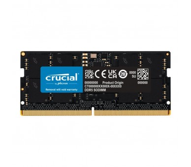 Memoria ram ddr5 16gb crucial sodimm